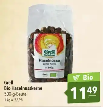 CITTI Markt Grell Bio Haselnusskerne Angebot