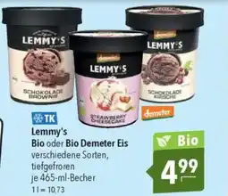 CITTI Markt Lemmy's Bio oder Bio Demeter Eis Angebot