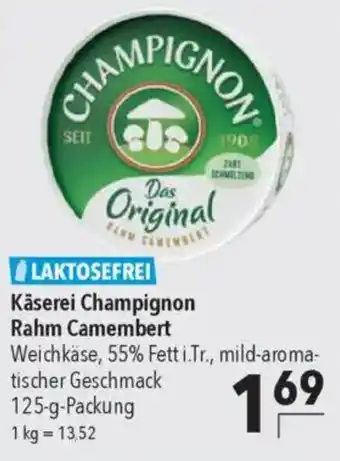 CITTI Markt Käserei Champignon Rahm Camembert Angebot