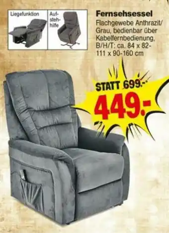 Repo Markt Fernsehsessel Angebot