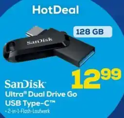 Euronics SanDisk Ultra Dual Drive Go USB Type-C Angebot