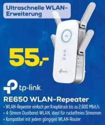 Euronics tp-link RE650 WLAN-Repeater Angebot