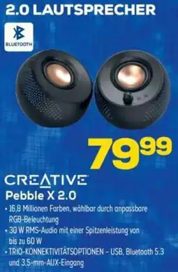 Euronics CREATIVE Pebble X 2.0 Angebot
