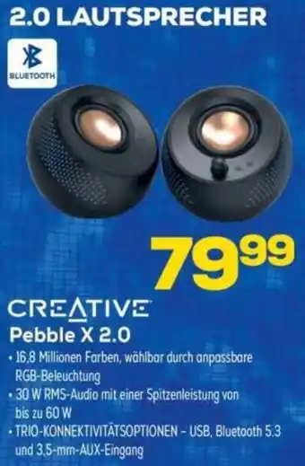 Euronics CREATIVE Pebble X 2.0 Angebot