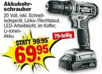 Repo Markt Akkubohrschrauber Angebot