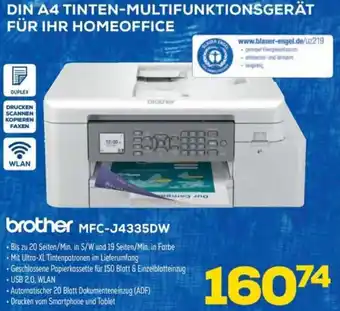 Euronics brother MFC-J4335DW Angebot