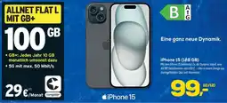 Euronics Apple iPhone 15 (128 GB) Angebot