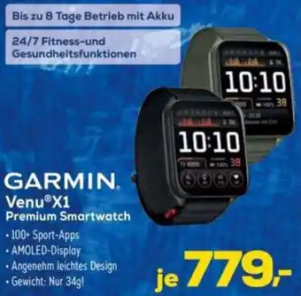 Euronics GARMIN Venu X1 Premium Smartwatch Angebot