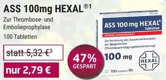 Sabelus XXL ASS 100mg HEXAL Angebot