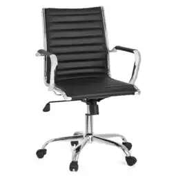 Netto Marken-Discount hjh OFFICE Profi Chefsessel VEMONA 10 Kunstleder mit Armlehnen Angebot