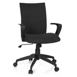 Netto Marken-Discount hjh OFFICE Home Office Bürostuhl SOFT Stoff mit Armlehnen Angebot