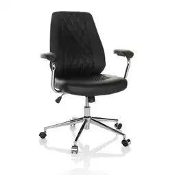 Netto Marken-Discount hjh OFFICE Home Office Chefsessel THEO I Kunstleder mit Armlehnen Angebot