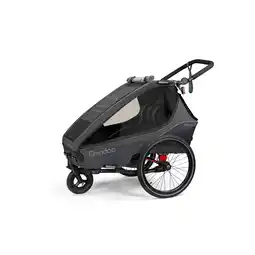 Netto Marken-Discount Qeridoo Fahrradanhänger Kidgoo 2 Steel Grey Angebot