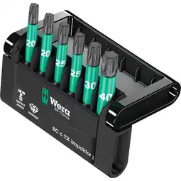 Netto Marken-Discount Wera Bit-Satz Bit-Check 6 TX Impaktor 1, 1/4, 6-teilig Angebot