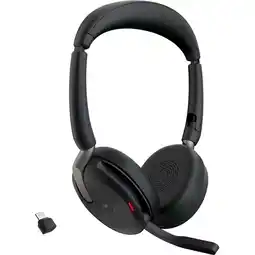 Netto Marken-Discount Jabra Headset Evolve2 65 Flex Duo WLC, mit Ladepad Angebot