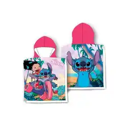 Netto Marken-Discount Lilo & Stitch Weicher Kapuzenponcho für Kinder Perfekt für Zuhause Angebot
