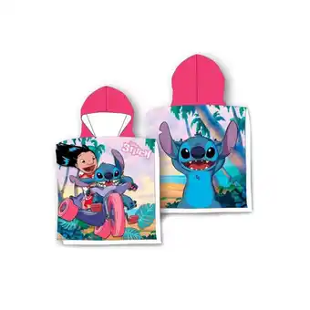 Netto Marken-Discount Lilo & Stitch Weicher Kapuzenponcho für Kinder Perfekt für Zuhause Angebot