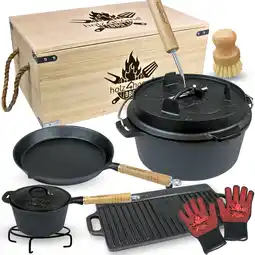 Netto Marken-Discount holz4homeÂ 4,7 Liter Dutch Oven Set 9-teilig Angebot