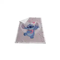 Netto Marken-Discount Lilo & Stitch Tagesdecke Bettdecke Fleecedecke Kuschelige Sherpa-Decke Angebot
