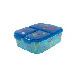 Netto Marken-Discount Brotdose 3 Fächer Lilo&Stitch Lunchbox in Blau Frühstücksbox Kinder Angebot
