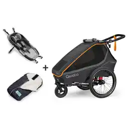 Netto Marken-Discount Qeridoo Fahrradanhänger Kidgoo 1 Fidlock Edition Baby Winter Set Angebot