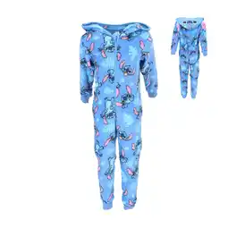 Netto Marken-Discount Lilo & Stitch atmungsaktiver Korallen-Fleece Onesie Kinder Angebot