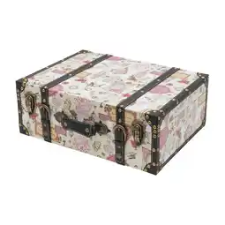 Netto Marken-Discount HMF VKO105 Vintage Koffer aus Holz, 44 x 32 x 16 cm, Deko Barock Angebot