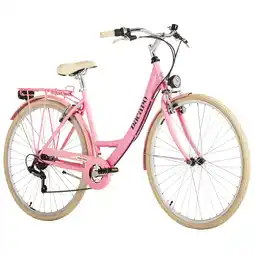 Netto Marken-Discount Dacapo DaCapo Damenfahrrad 28'' Toscana Damen Bike Vintage Rosa 6 Gänge RH 48 cm Angebot