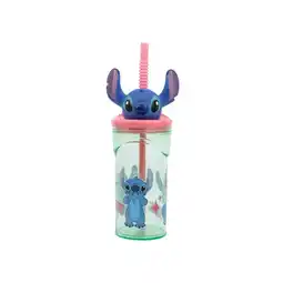 Netto Marken-Discount Disney Stitch Trinkbecher –Strohhalm & 3D-Figur, BPA-frei Angebot