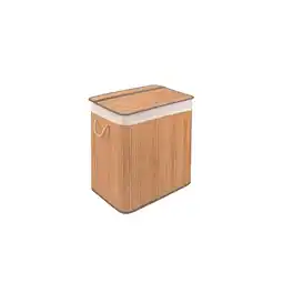 Netto Marken-Discount hjh LIVING Wäschekorb FALSTER XL B Bambus, Stoff Angebot