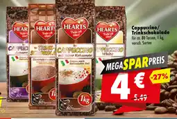 Mäc Geiz HEARTS Cappuccino/ Trinkschokolade Angebot