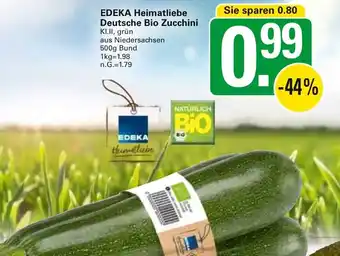 WEZ EDEKA Heimatliebe Deutsche Bio Zucchini Angebot