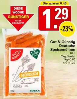 WEZ Gut & Günstig Deutsche Speisemöhren Angebot