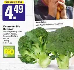 WEZ Deutscher Bio Brokkoli Angebot