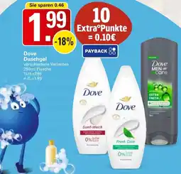 WEZ Dove Duschgel Angebot