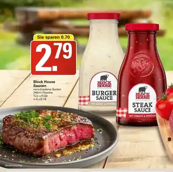 WEZ Block House Saucen Angebot