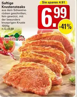 WEZ Saftige Krustensteaks Angebot