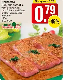 WEZ Herzhafte Schinkensteaks Angebot