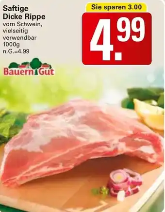 WEZ Saftige Dicke Rippe Angebot