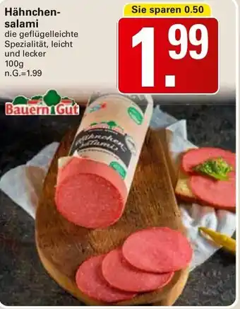 WEZ Hähnchensalami Angebot