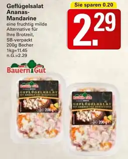 WEZ Geflügelsalat Ananas-Mandarine Angebot