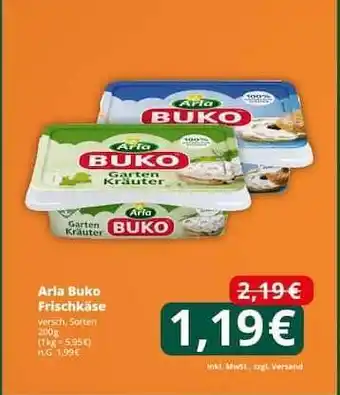 Famila Nord Ost ARLA Buko-Frischkäse Angebot