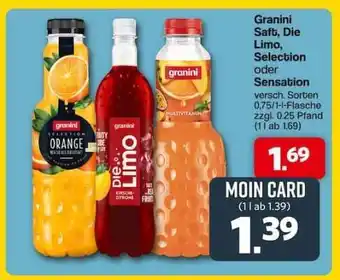 Famila Nord Ost Granini Saft, Die Limo, Selection oder Sensation Angebot