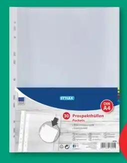 Budni Stylex Prospekthüllen DIN A4 Angebot