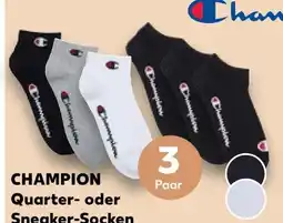 Kaufland Champion Damen Quarter-Socken 3 Paar Angebot