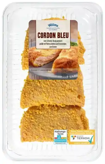Kaufland Willms Cordon Bleu vom Schwein Angebot