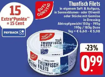 Edeka Gut & Günstig Thunfisch Filets Angebot