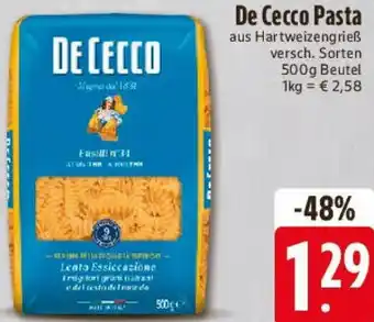 Edeka De Cecco Pasta Angebot