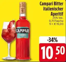 E-Center Campari Bitter italienischer Aperitif Angebot