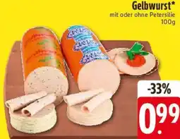 E-Center Gelbwurst Angebot